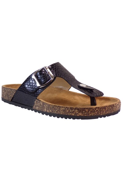 OEM Bagiota Shoes Γυναικείες Παντόφλες Σαγιονάρες S-389 Μαύρο