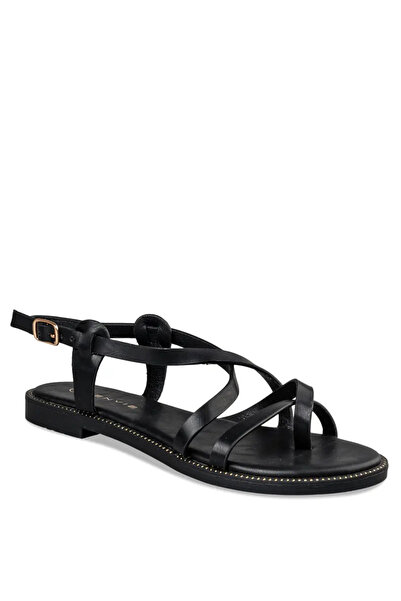 Envie Shoes Γυναικεία Πέδιλα Φλάτ E96-19055-34 Μαύρο