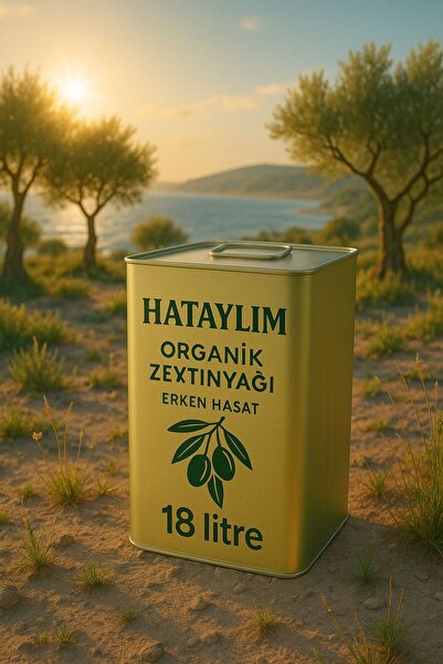 hataylım organik Erken Hasat Zeytinyağı 18 lt