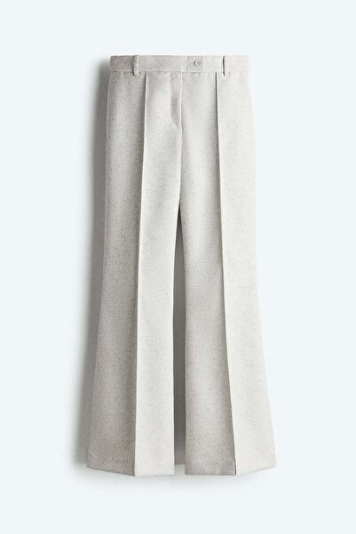 H&M Flared crease-leg trousers