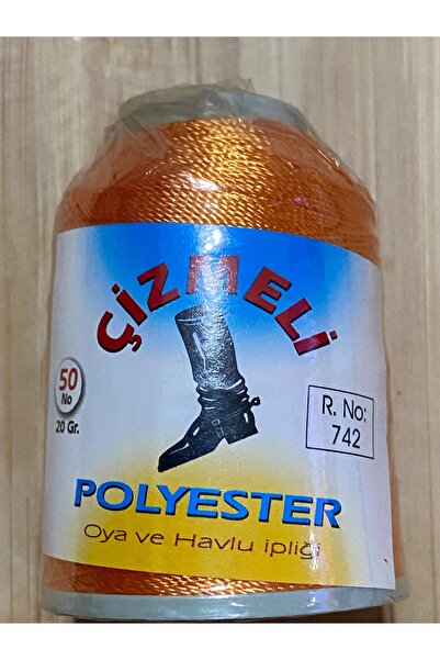 çizmeli Polyester Lace Thread, Embroidery Thread 20 Gr 742