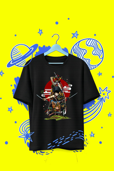 barsdepo Μπλουζάκι Unisex με στάμπα σε στυλ Anime – Anime Streetwear