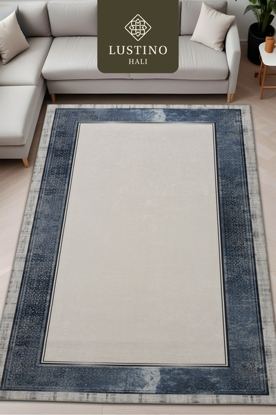 Lustino Halı Yıkanabilir Halı Kaymaz Taban Leke Tutmaz Salon Halısı Mutfak Ha...