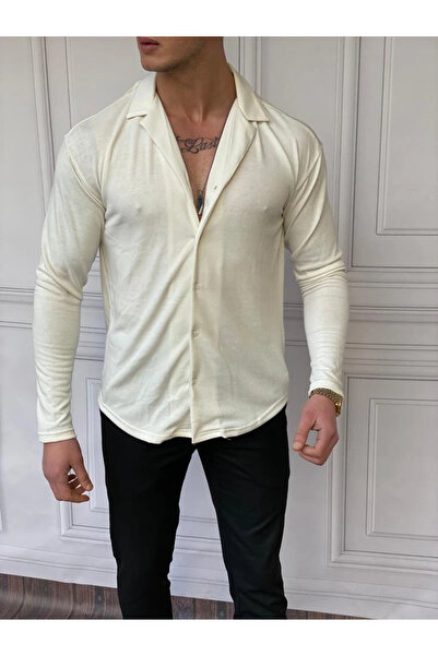 MODEFENDİ Cămașă din tricotaj 100% bumbac, croială slim fit