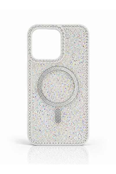 Premium Gem ONLY İPHONE 13 COMPATIBLE Luxury Phone Case with Stylish Aesthetic Elegant Diamond Gem Standing Out WITH Sparkly Gem Details...