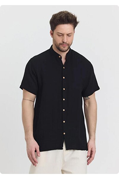 Org Marka Store HEAVEN 4080 ΑΝΔΡΙΚΟ ΠΟΥΚΑΜΙΣΟ ΜΟΥΣΛΙΝΑ ΜΕ ΧΑΚΙΜ ΓΙΑΚΑ ΚΑΙ ΚΟΝ...