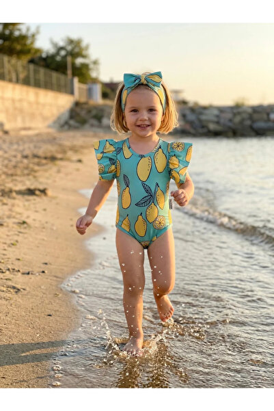 Beyyine Home Baby Girl Full Lycra Quick-Drying Swimsuit Set |   Rg Brand |   ...
