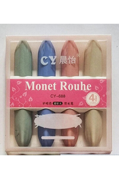 Modellino 4'lü Çift Uçlu Mascara Monet CY-688 Fosforlu Kalem