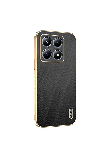 Kadem Silk Texture Σκληρή Θήκη Black (Xiaomi 15T 5G)