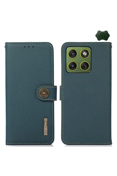 KHAZNEH Δερμάτινη Θήκη Πορτοφόλι Green (Motorola Edge 70 5G)