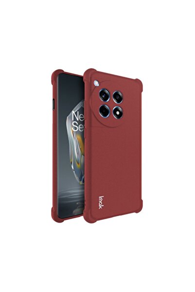İmak Straight Edge Θήκη Σιλικόνης Red (OnePlus 12R 5G)