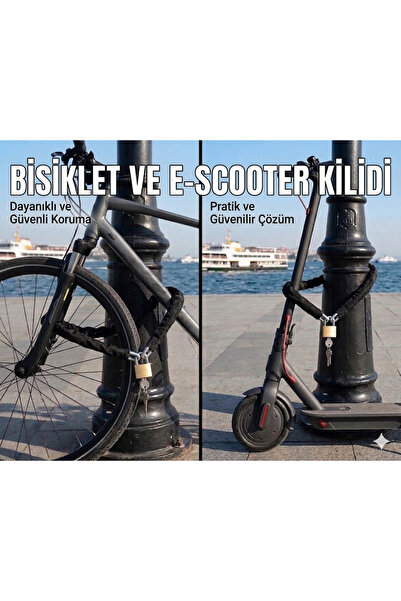 lawrenceshop 1,50 metara 6 mm brava za lanac bicikla i e-skutera, brava za mo...