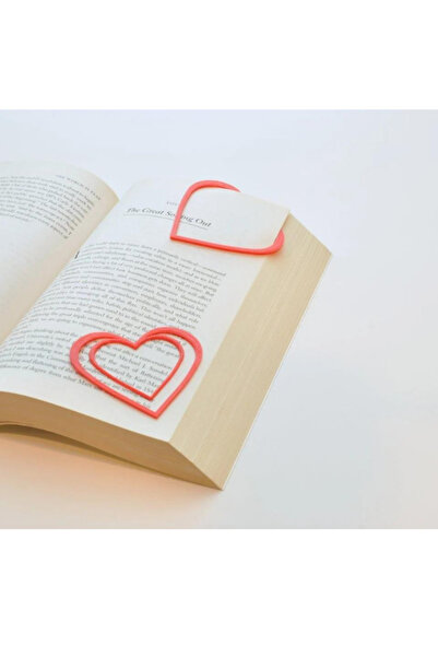 BESİNG 3-Piece Bookmark, Heart Shaped Bookmark, Heart Bookmark, Love Bookmark