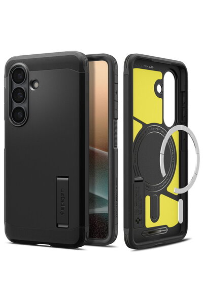 Spigen Husa Tough Armor MagSafe, black - Samsung Galaxy S26