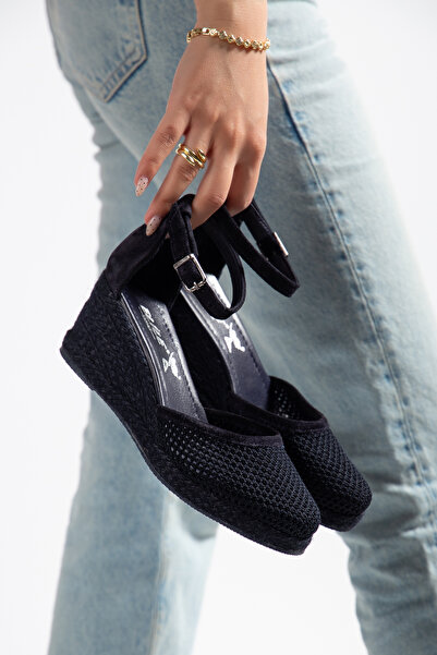 Elile Shoes Triko Espadril Kadın Sandalet