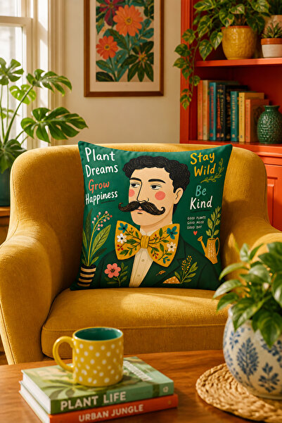 Bertille Home Σειρά Pop Art Κάλυμμα μαξιλαριού διπλής όψης με ψηφιακή εκτύπωση