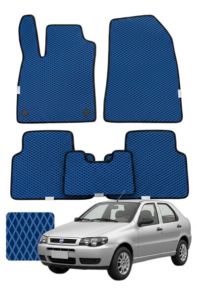 Evanotion Fiat Palio 1996-2012 Özelleştirilebilir Premium Eva Oto Paspas Seti...