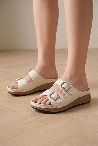 Papuçcity Apll 03463 Women's Orthopedic Daily Slippers
