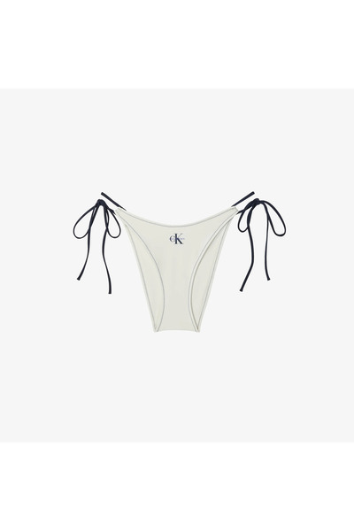 Calvin Klein Side Tie Kadın Beyaz Bikini Altı