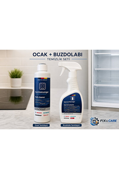 Bosch İkili Set, Ocak ve Buzdolabı Temizleyici