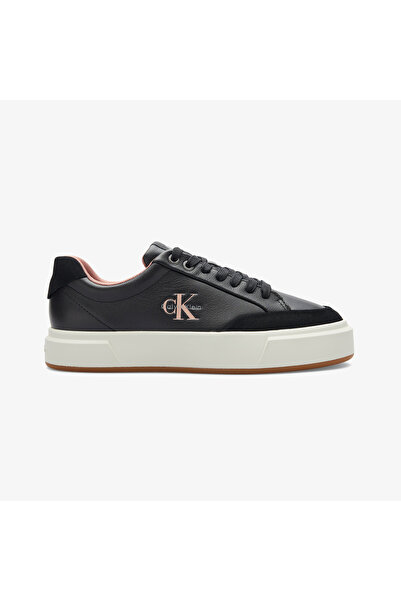 Calvin Klein Basket Cupsole Laceup Kadın Siyah Sneaker