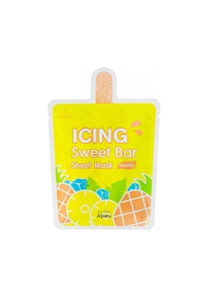 Apieu A'PIEU, Icing Sweet Bar Sheet Mask (Ananas), mască de față, 21 g