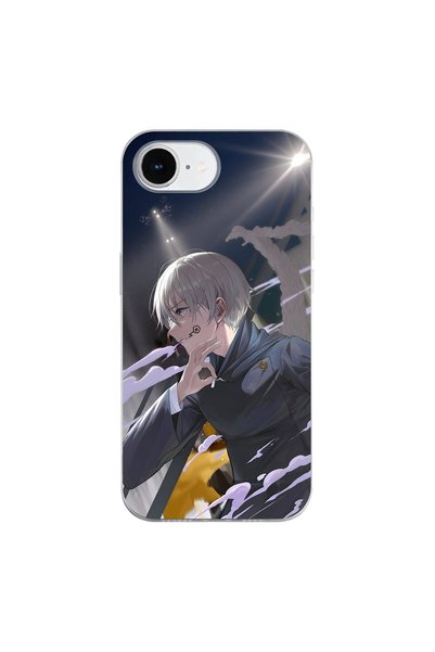 PPKin حافظة شفافة متوافقة مع iPhone 16e بتصميم Anime 8/3