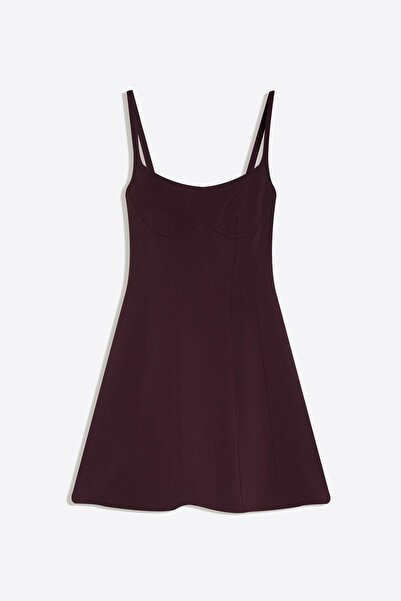 Bershka Korse askılı mini elbise