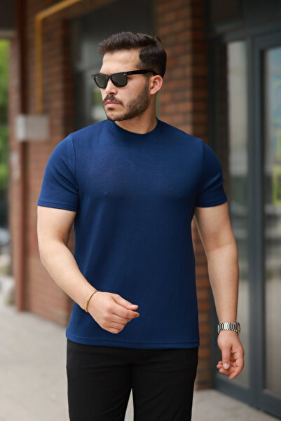 Efnaz style تي شيرت أساسي بأكمام قصيرة للرجال