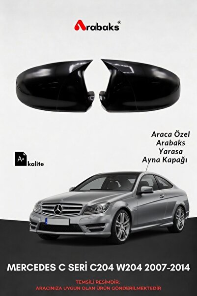 Arabaks MERCEDES C SERİ C204 W204 2007-2014 Yarasa Ayna Kapağı 2'li Takım (BA...