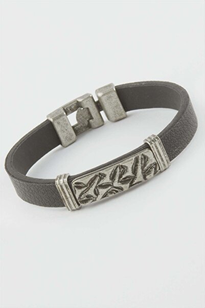 Generic Brand Ground Patterned Faux Leather Bracelet