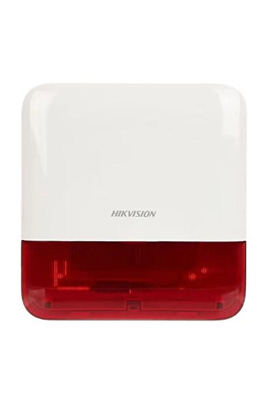 Hikvision DS-PS1-E-WE HARİCİ TİP KABLOSUZ ALARM SİRENİ (KIRMIZI)