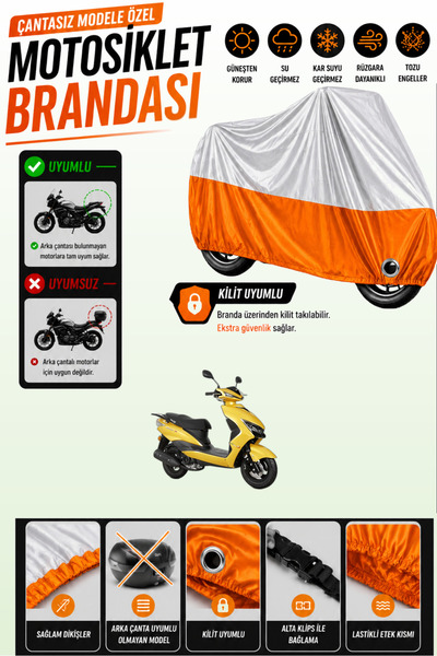 Cemku Twin Top Gray - Bottom Orange Rks Boler.O 50 Compatible Engine Cover, R...