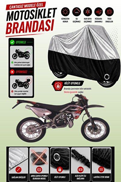 Cemku Twin Top Gray - Bottom Black Gas Gas Rookie Compatible Engine Cover, Re...