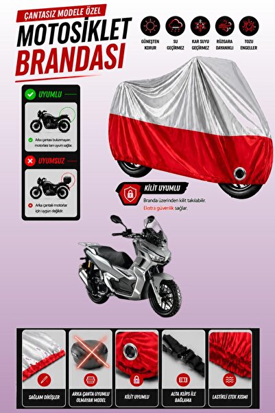 Cemku Twin Top Gray - Bottom Red Rks Velloce 150 Compatible Engine Cover, Rea...