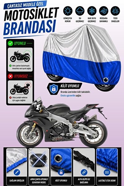 Cemku Twin غطاء محرك متوافق مع Aprilia RSV4 1100 باللون الرمادي من الأعلى وال...