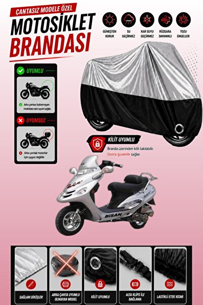 Cemku Twin Top Gray - Bottom Black Bisan Pacific 125 Compatible Engine Tarpau...