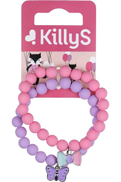 Killys Kids Bracelets Pink And Purple 2 Pcs