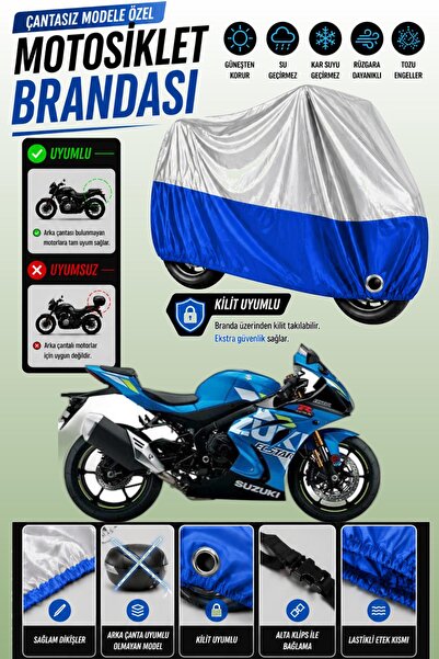 Cemku Twin غطاء محرك متوافق مع سوزوكي GSX-R 1000 باللون الرمادي من الأعلى وال...