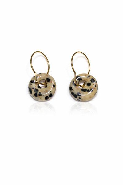 OEM Cercei cu pietre de jasp dalmatian