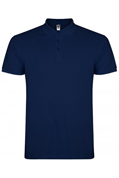 ROLY Tricou polo pentru copii, albastru marin cu stea