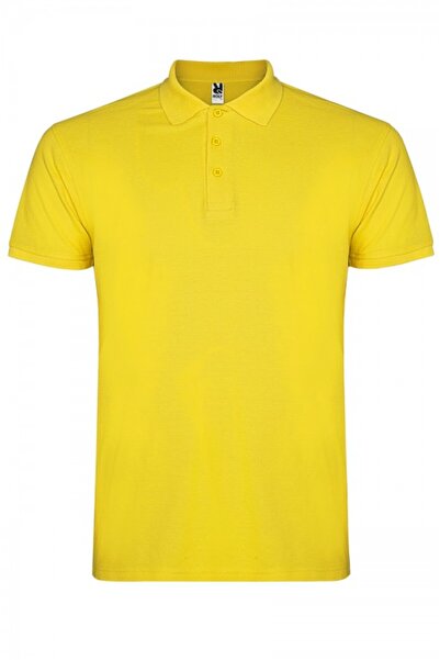 ROLY Tricou polo copii, bumbac 100%, Star, galben