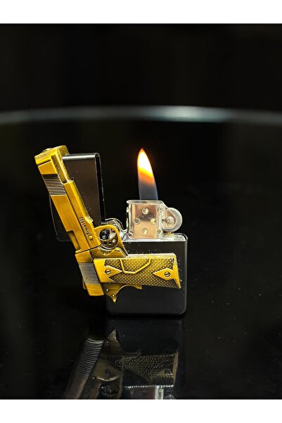 GLSVM Özel Tasarım | Kabartmalı Tabanca Model Çakmak