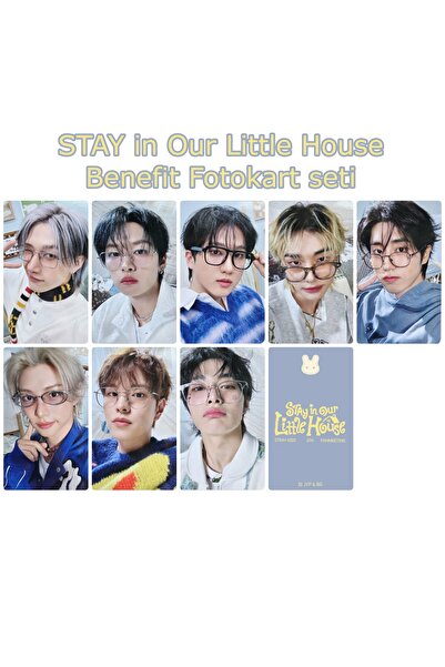 Sntay Stray kids fotıkart seti STAY in Our Little House Benefit PCv