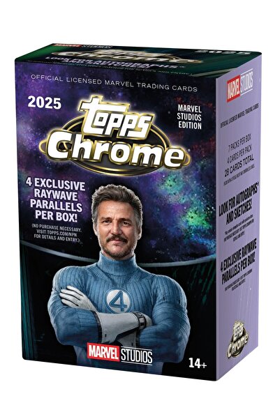 Topps صندوق بلاستر كروم مارفل ستوديوز 2025