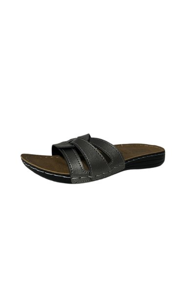 MULEX 2456 Women's Silver Anatomical Sole Slippers