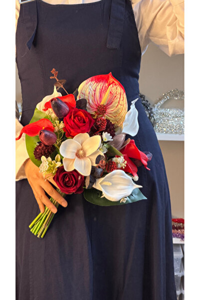 Store Gelin buketi,Soft gelin çiçeği Tasarım
