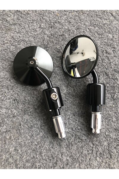 Generic Set 2 oglinzi retrovizoare moto cap ghidon Negru ORM9463