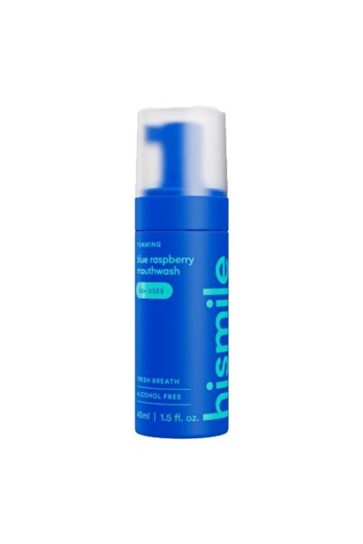 Hismile Blue Raspberry Foam Mouthwash 45ml