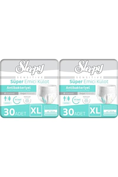 Sleepy Sensitive Emici Külot Xlarge 60 Adet 2x30 Paket XL